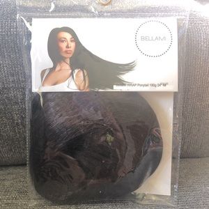 Bellami faux wrap ponytail.